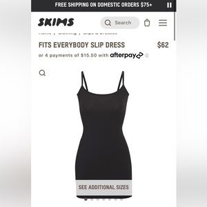 Skims fits everybody slip dress